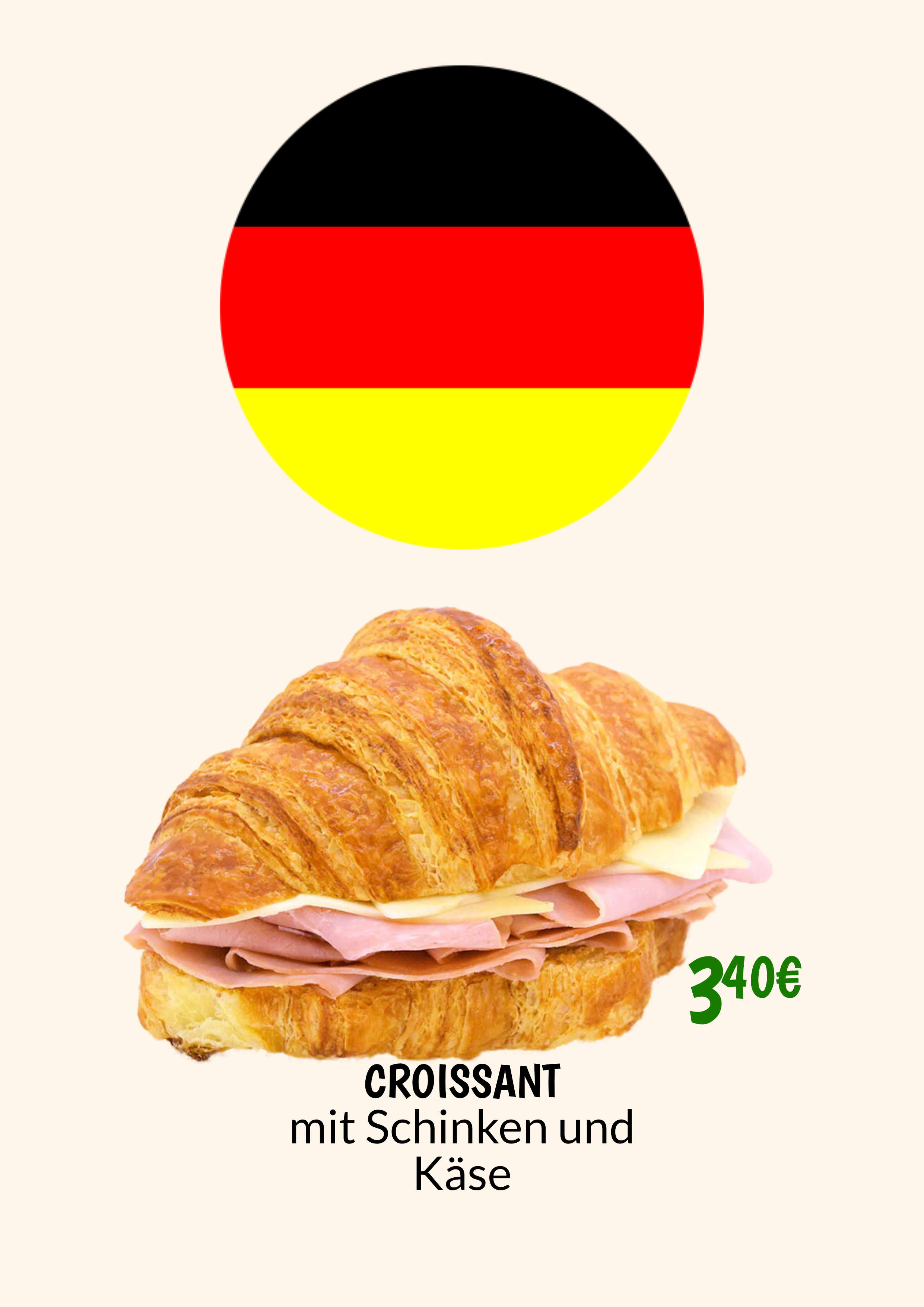 Speisekarte Seite 1