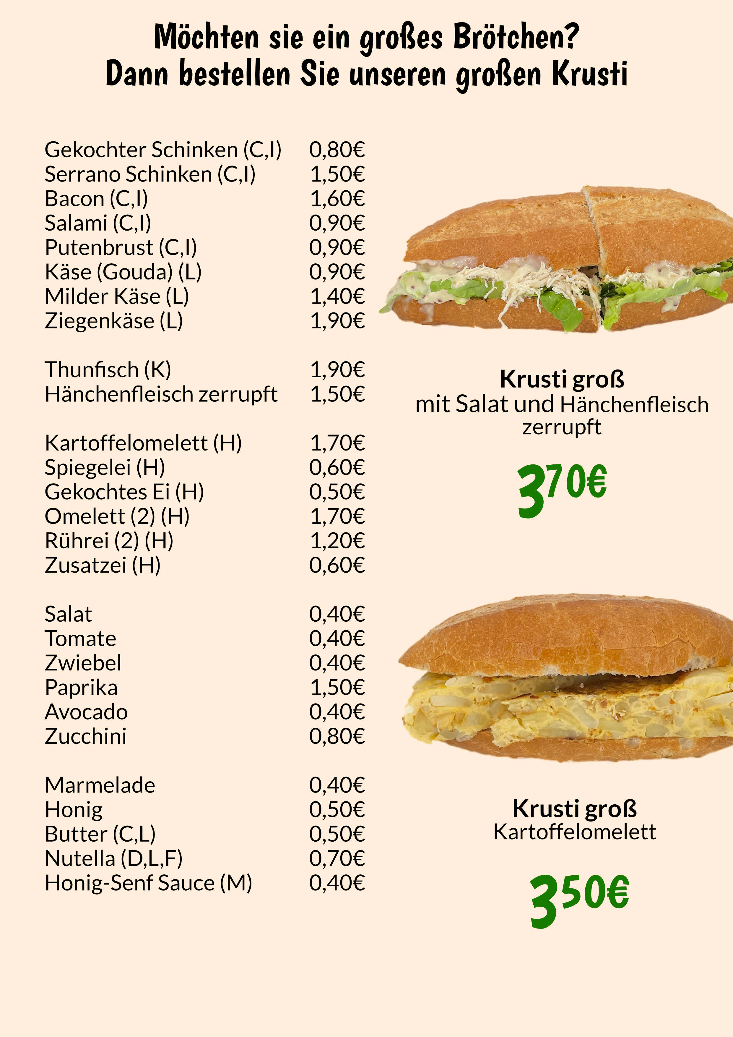 Speisekarte Seite 8